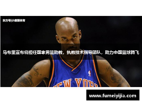 马布里宣布将担任国家男篮助教，执教技术指导团队，助力中国篮球腾飞